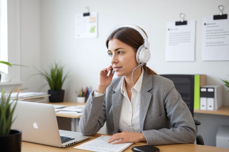 1female_in_the_office_talking_w